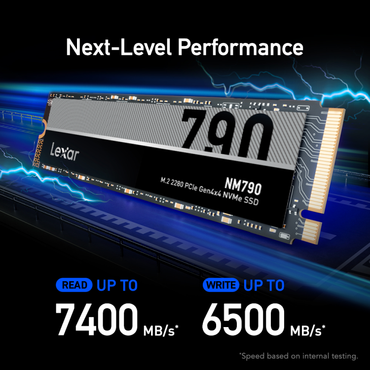 High-Speed PCIe Gen4x4 M.2 NVMe SSD – Up to 7400MB/s - Image 2