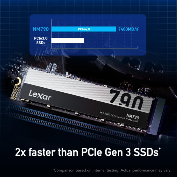 High-Speed PCIe Gen4x4 M.2 NVMe SSD – Up to 7400MB/s - Image 3