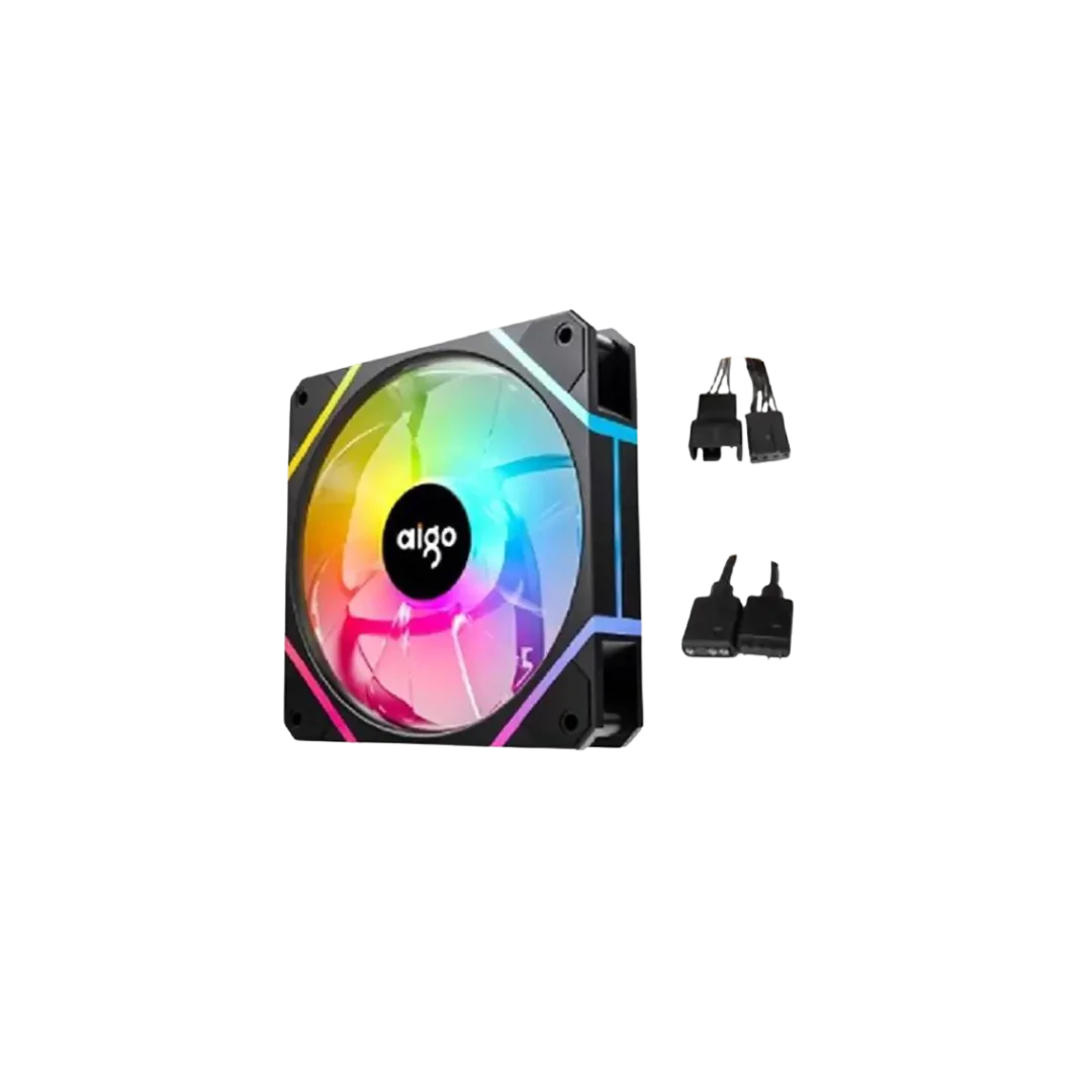 DarkFlash AM12 Pro 3-in-1 Black Case Fans | High-Performance RGB Cooling - Image 2