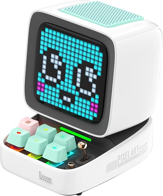 Divoom Ditoo-Pro Pixel Art Bluetooth Speaker - White