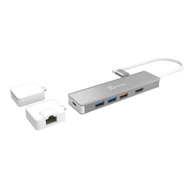 USB-C™ Modular Multi-Adapter with 2 Kits – Versatile Connectivity Solution - Image 2