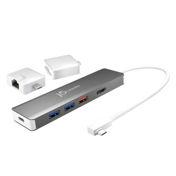 USB-C™ Modular Multi-Adapter with 2 Kits – Versatile Connectivity Solution