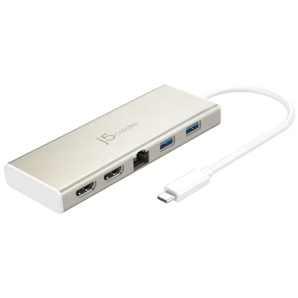 USB Type-C™ Dual HDMI Mini Dock – Ethernet / USB 3.1 Hub / PD2.0 Power Delivery
