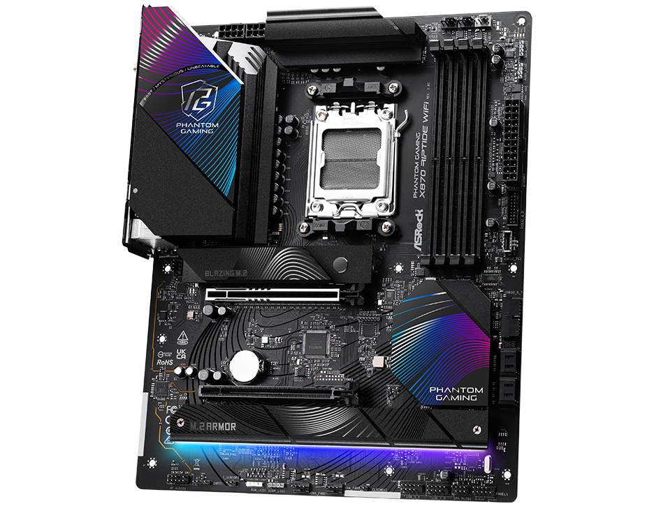 ASRock X870 Riptide WiFi | AMD AM5 ATX Motherboard with DDR5, PCIe 5.0, M.2 NVMe & WiFi - Image 2